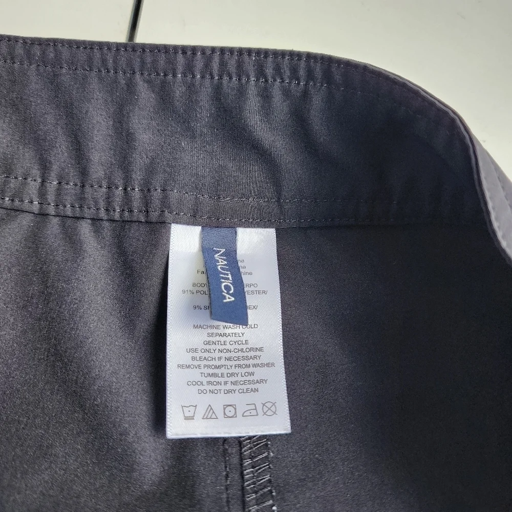 Nautica Women’s Athletic Shorts Black Tie Sz S - Picture 8 of 10